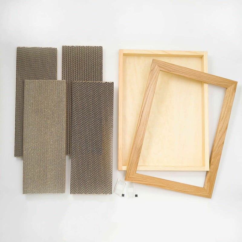 シンプルで頑丈な爪とぎがりがりボード