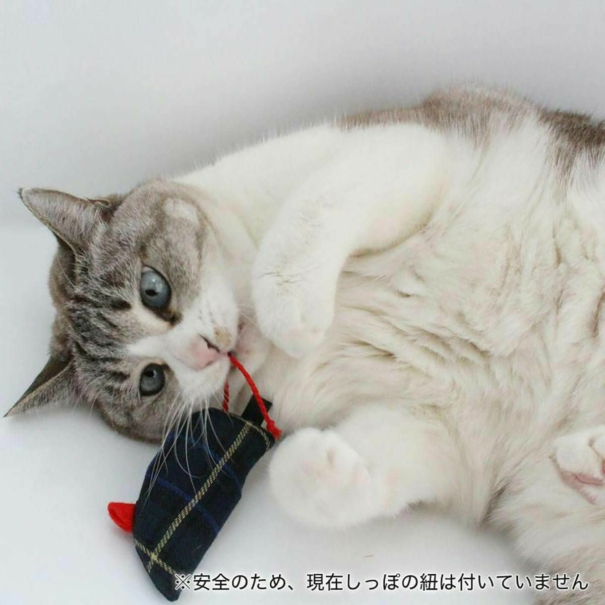 猫おもちゃ定番のねずみ＆さかなセット。お試し価格で遊び比べ