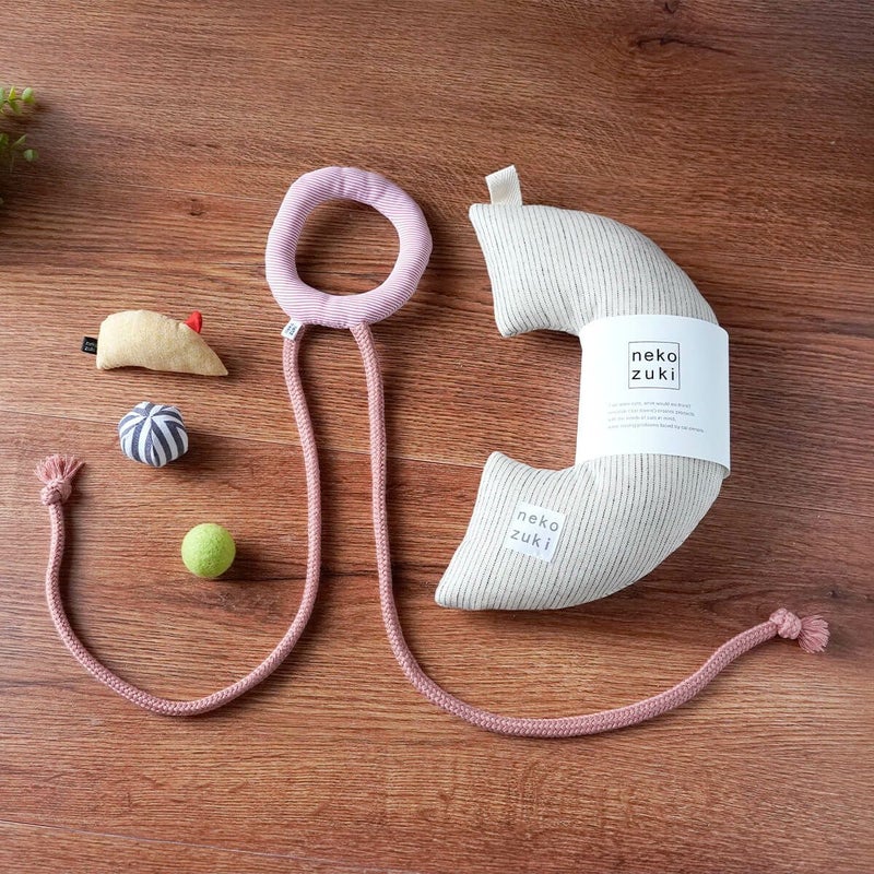 ネコが喜ぶおもちゃセット。ねこずきけりけり付おもちゃ5点セット