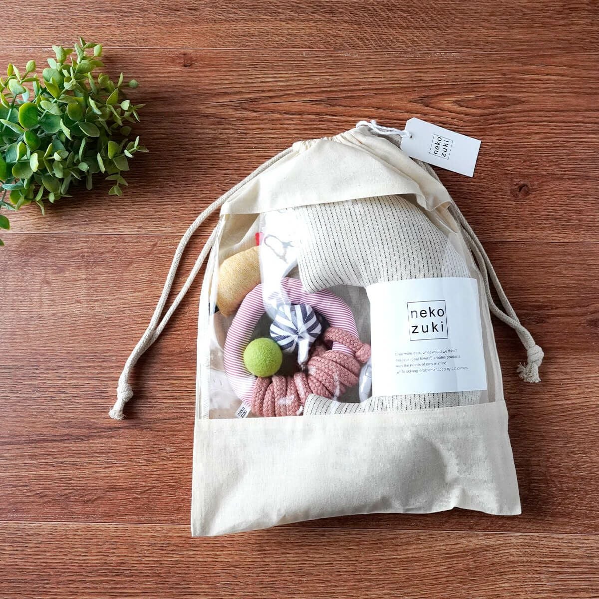 ネコが喜ぶおもちゃセット。ねこずきけりけり付おもちゃ5点セット