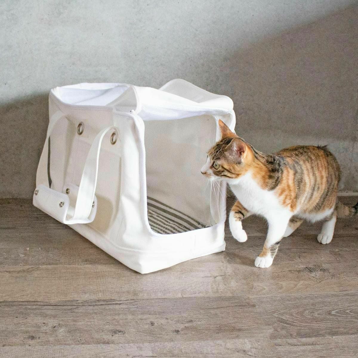 キャリーバッグを嫌がる猫におすすめ。ねこずきなトート