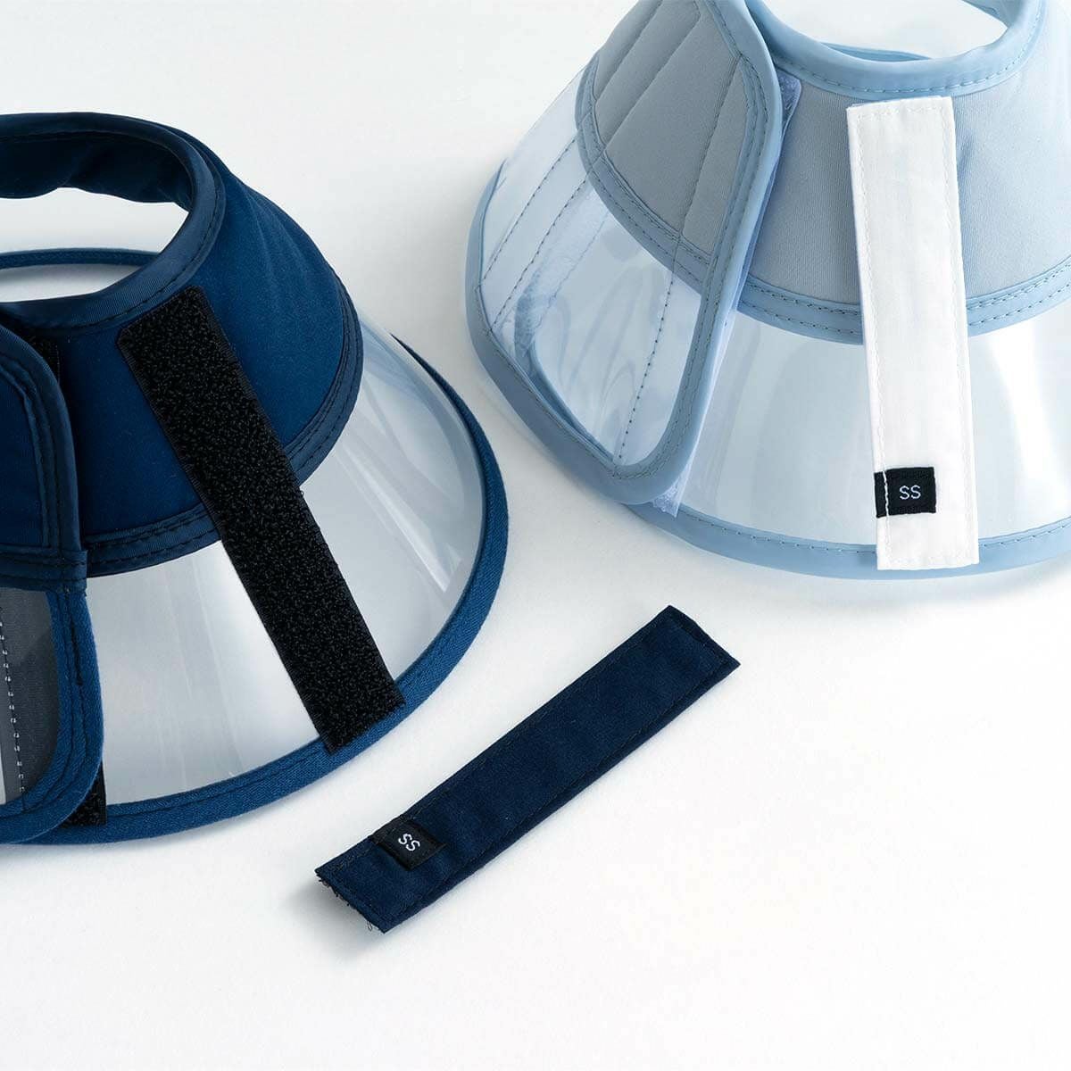 セミオーダーのエリザベスカラー専用サポーター。フェザーカラーサポーター