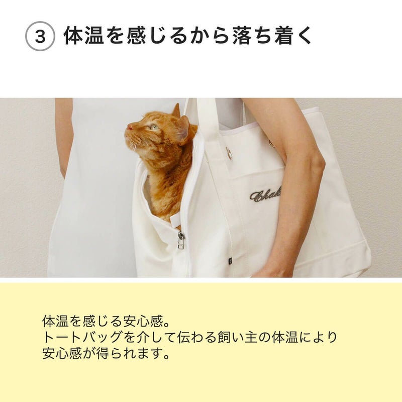 名入れ付ねこずきなトートは体温を感じるから落ち着く