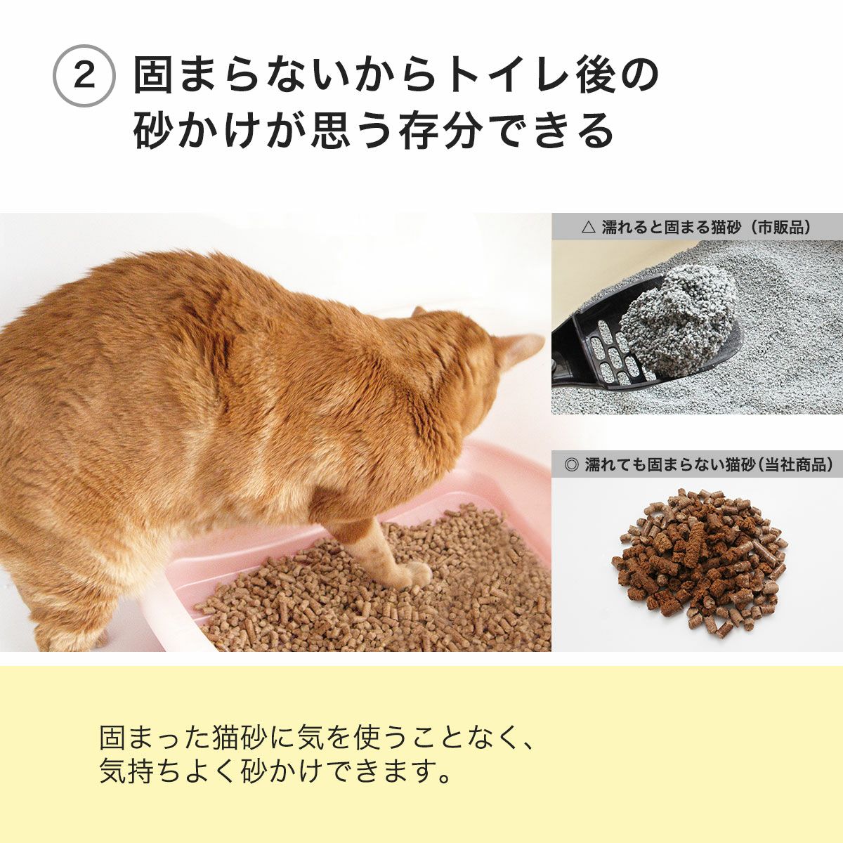お試し価格・送料無料！猫の健康が心配な方へ。無添加でおすすめの猫砂2.5L