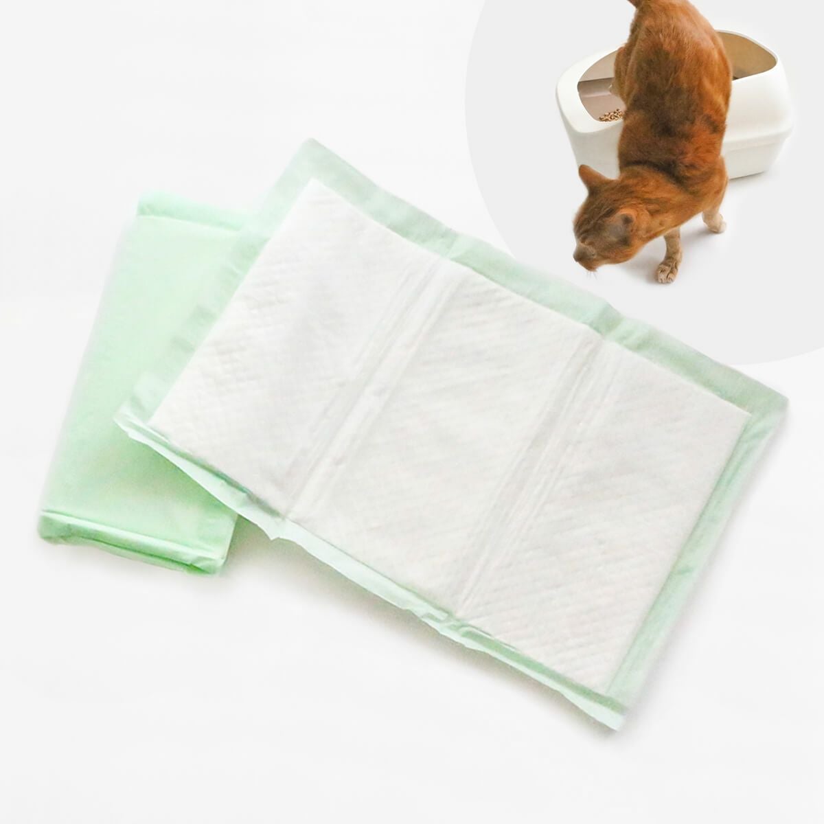デオトイレ専用 トイレシート 猫 消臭抗菌シート 10枚入| nekozuki 