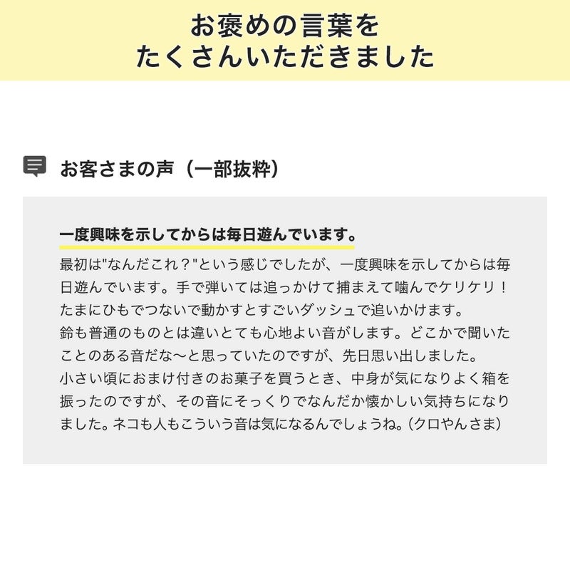 ねこずきさかなLARGEお客様の声