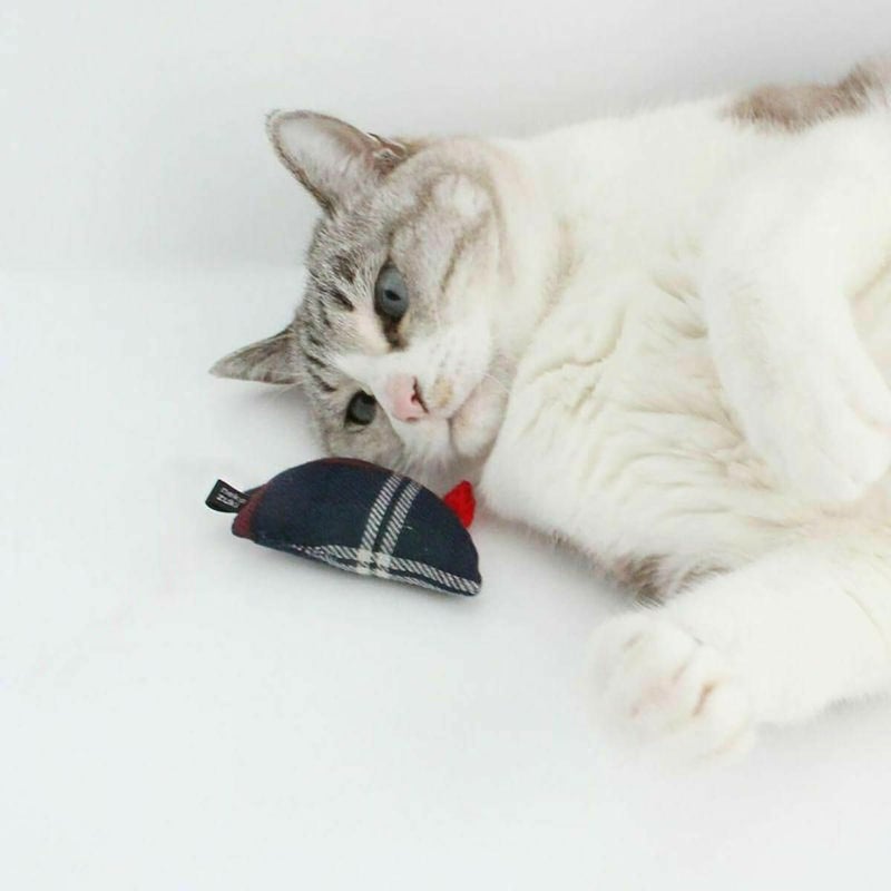 音がなるネズミの猫用おもちゃ。ねこずきねずみ3個セット