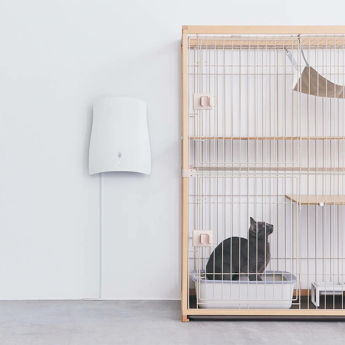 QAIS-air-04A1J ペット専用除菌脱臭機 クワイスエアー 壁掛け型 UV