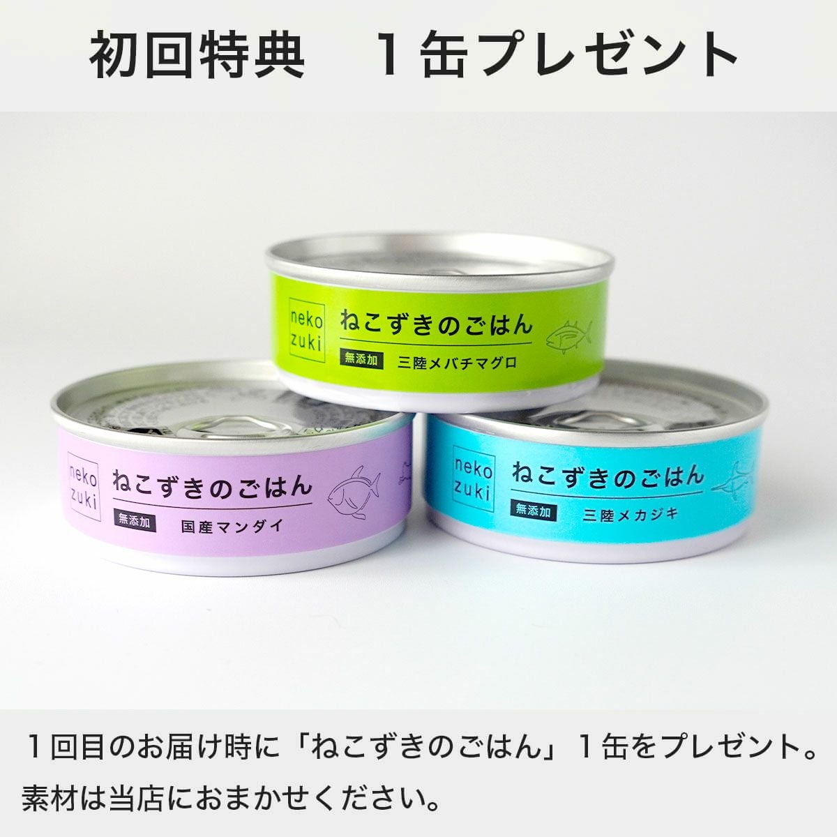 定期購入】猫 缶詰 ねこずきのごはん 80g×24個 キャットフード