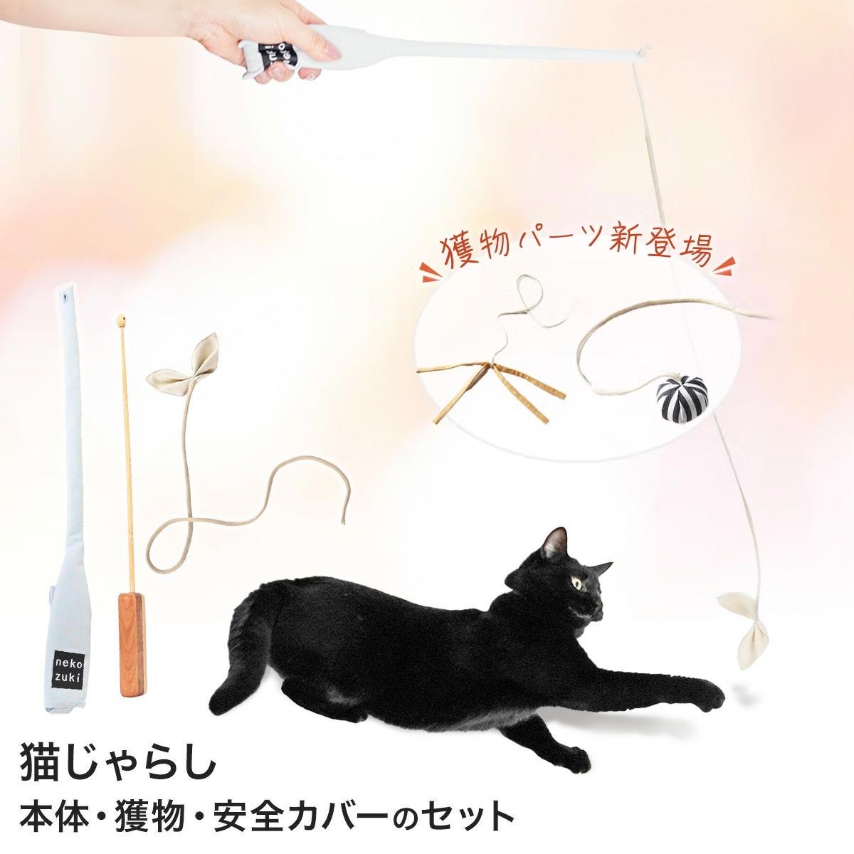 テレビで紹介】猫おもちゃのじゃらし たのしんぼう＋。好きなおもちゃ 