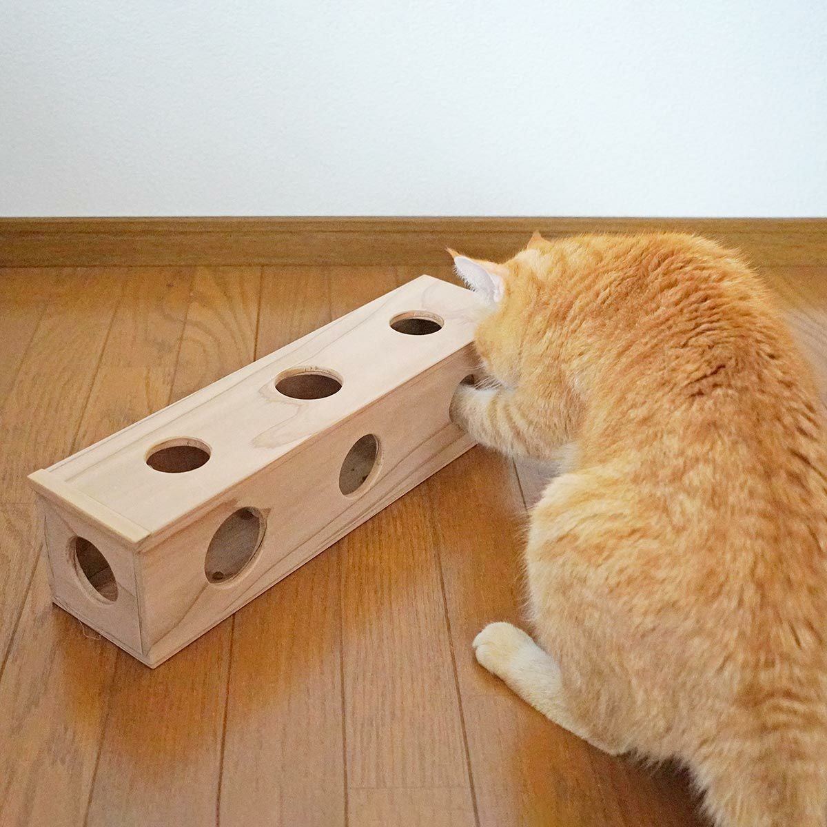 猫猫 パーツ元箱 楽天市場】mju: ニャンコロビー ボックスタイプ【猫用品／ボールトーイ